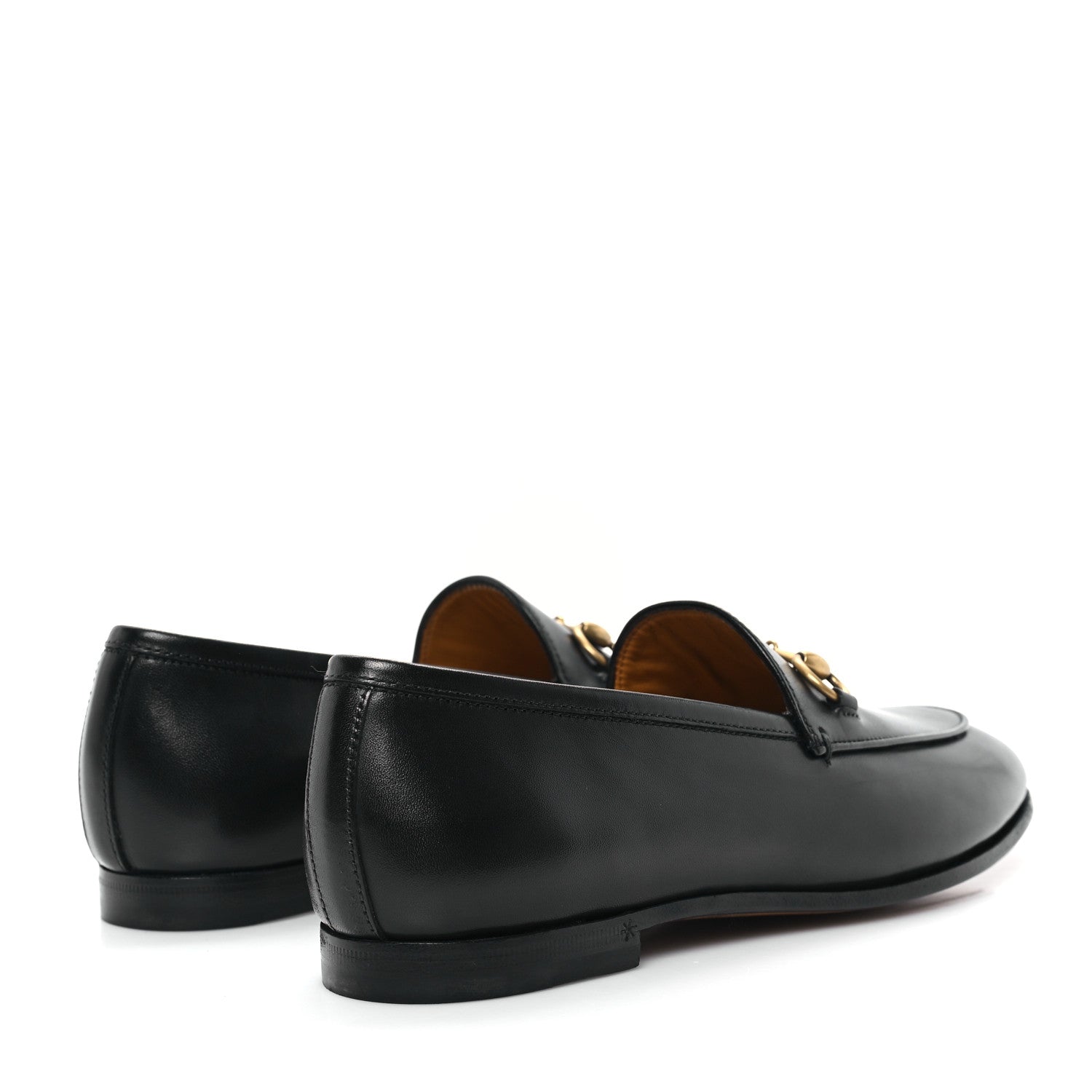 Gucci Calfskin Womens Jordaan Loafers 35.5 Black 5 of 11