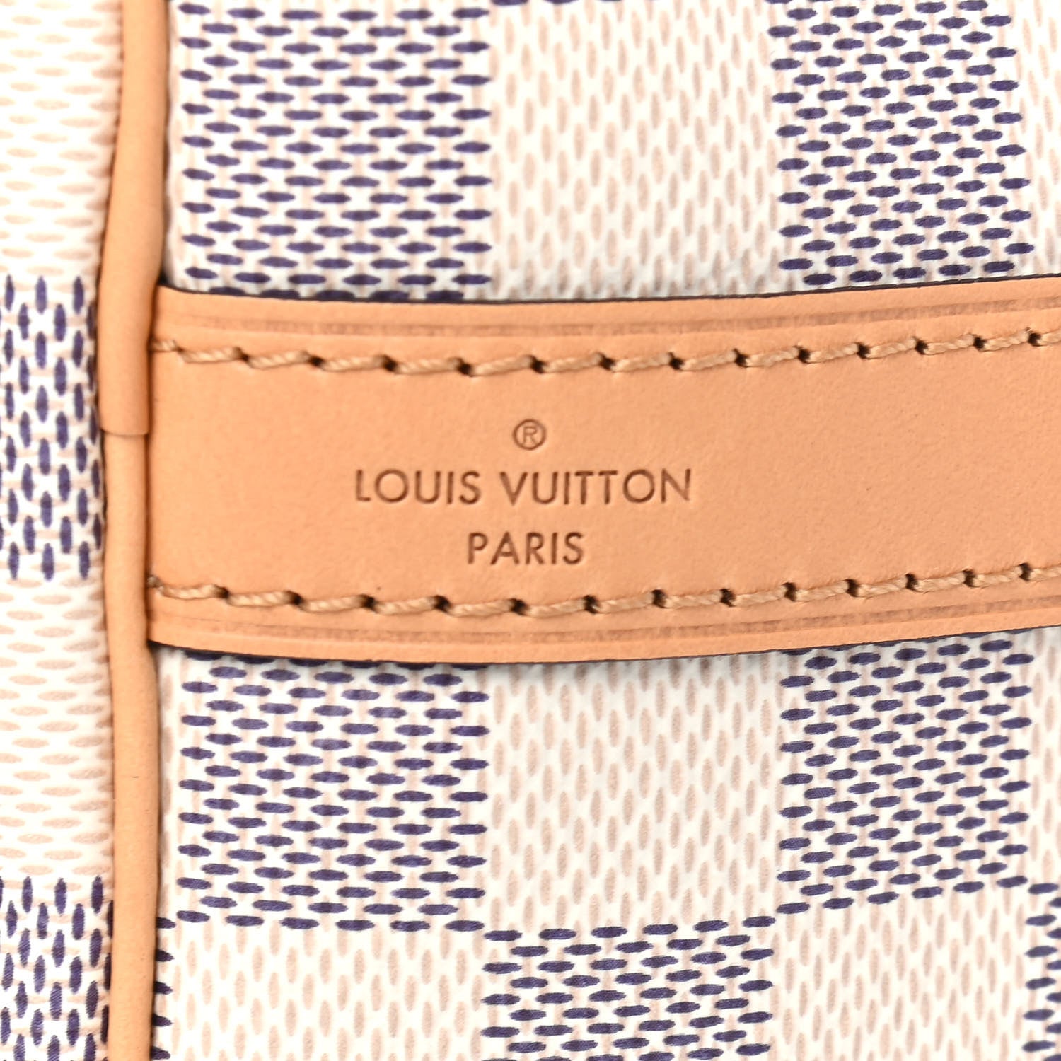 Louis Vuitton Damier Azur Braided Speedy Bandouliere 30 Blue 8 of 11