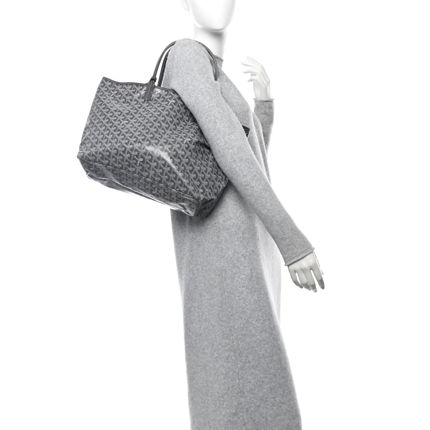 Goyard Goyardine Saint Louis PM Grey 2 of 12