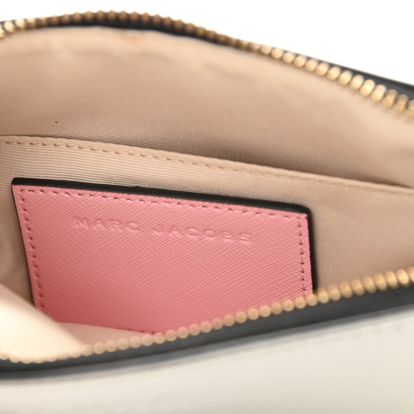 Saffiano Small Snapshot Camera Bag Baby Pink Multicolor