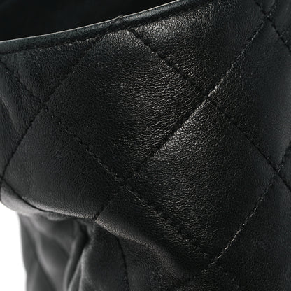 Saint Laurent Lambskin Quilted Maxi Icare Shopping Tote Black 11 of 11