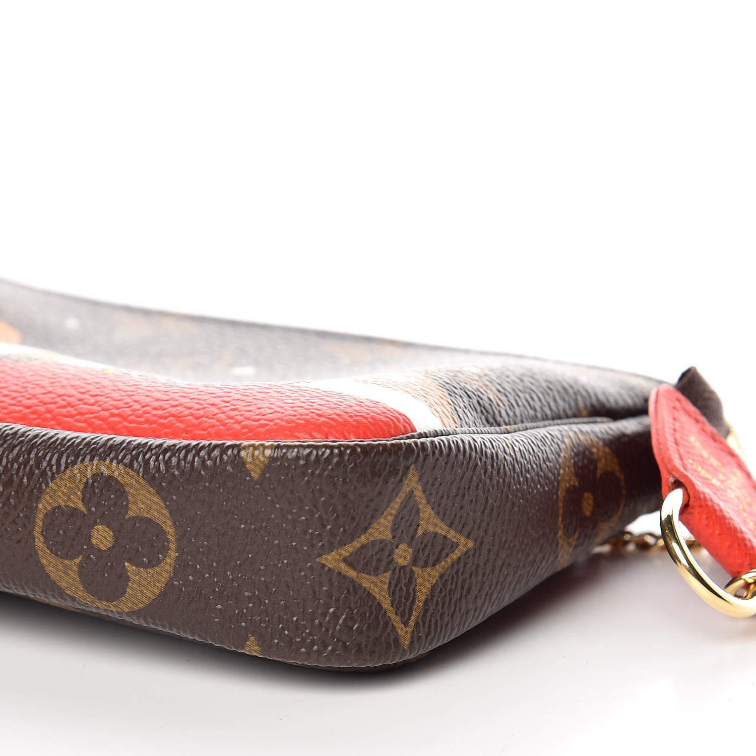 Louis Vuitton Monogram 2018 Christmas Animation Mini Cats Pochette Accessories 6 of 10