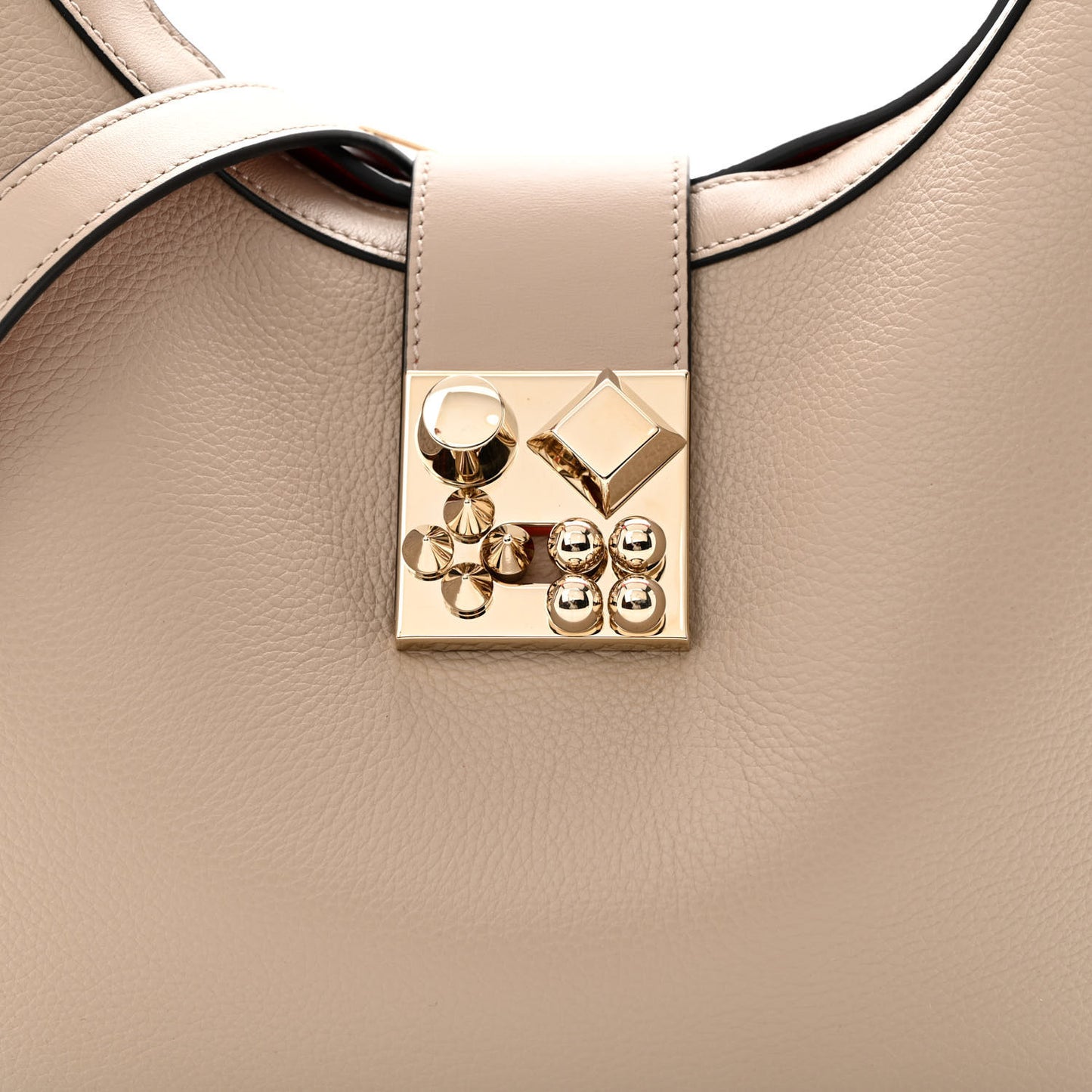 Grained Calfskin Carasky Shoulder Bag Feve