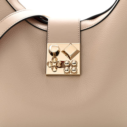 Christian Louboutin Grained Calfskin Carasky Shoulder Bag Feve 8 of 12
