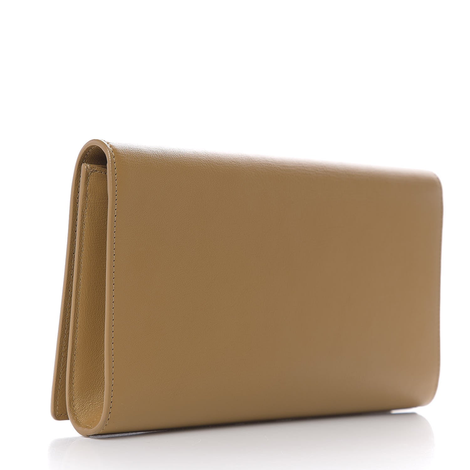 Saint Laurent Calfskin Monogram Large Belle De Jour Clutch Beige 2 of 6