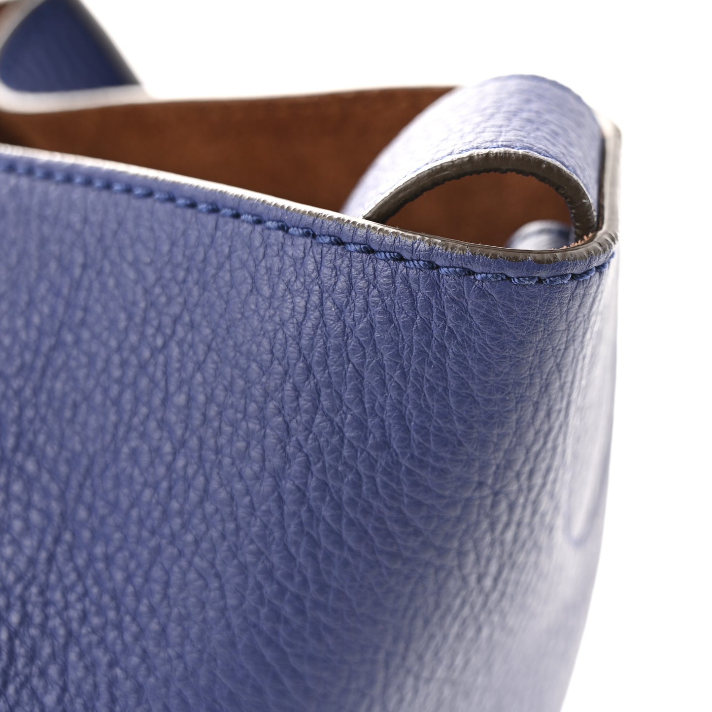Grained Calfskin Medium Phantom Luggage Indigo