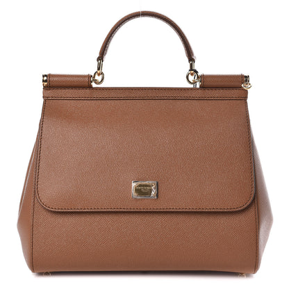 Dolce & Gabbana Dauphine Regular Miss Sicily Satchel Caramello 1 of 9