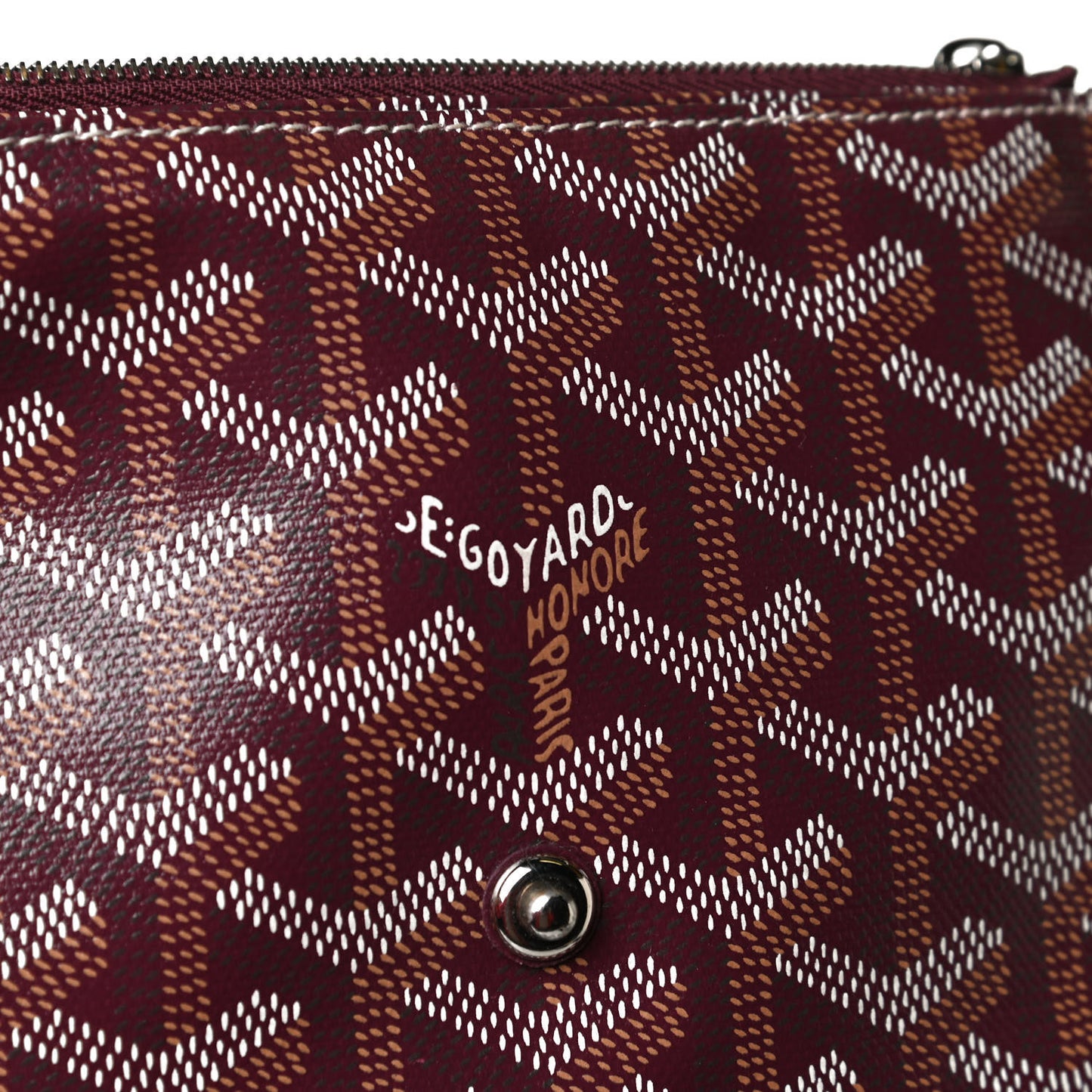 Goyardine Plumet Wallet Clutch Burgundy