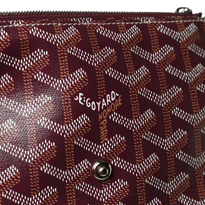Goyard Goyardine Plumet Wallet Clutch Burgundy 6 of 12