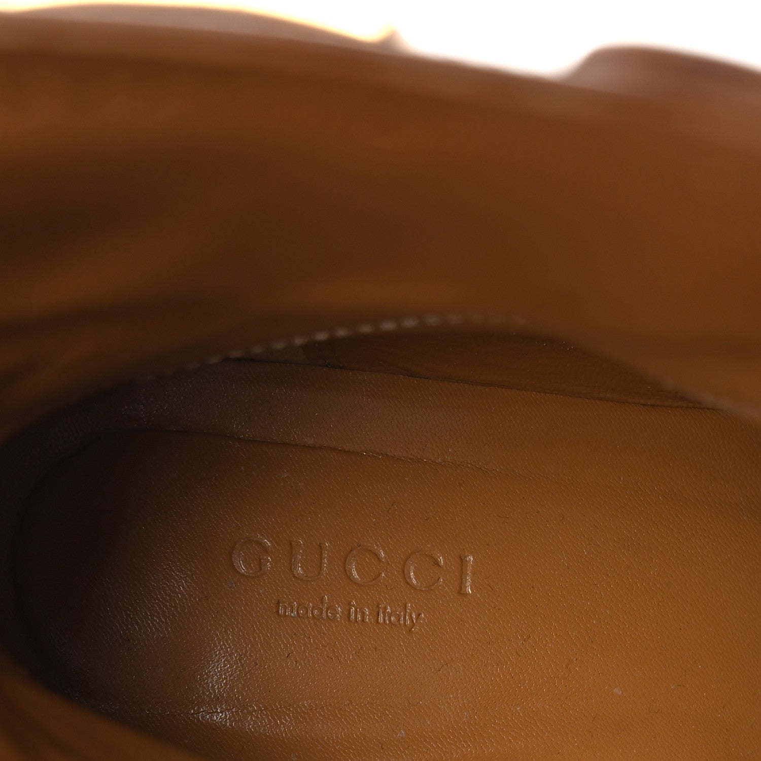 Gucci Monogram Cordovan Lux GG Ankle Boots 36.5 Beige Cuir 8 of 10