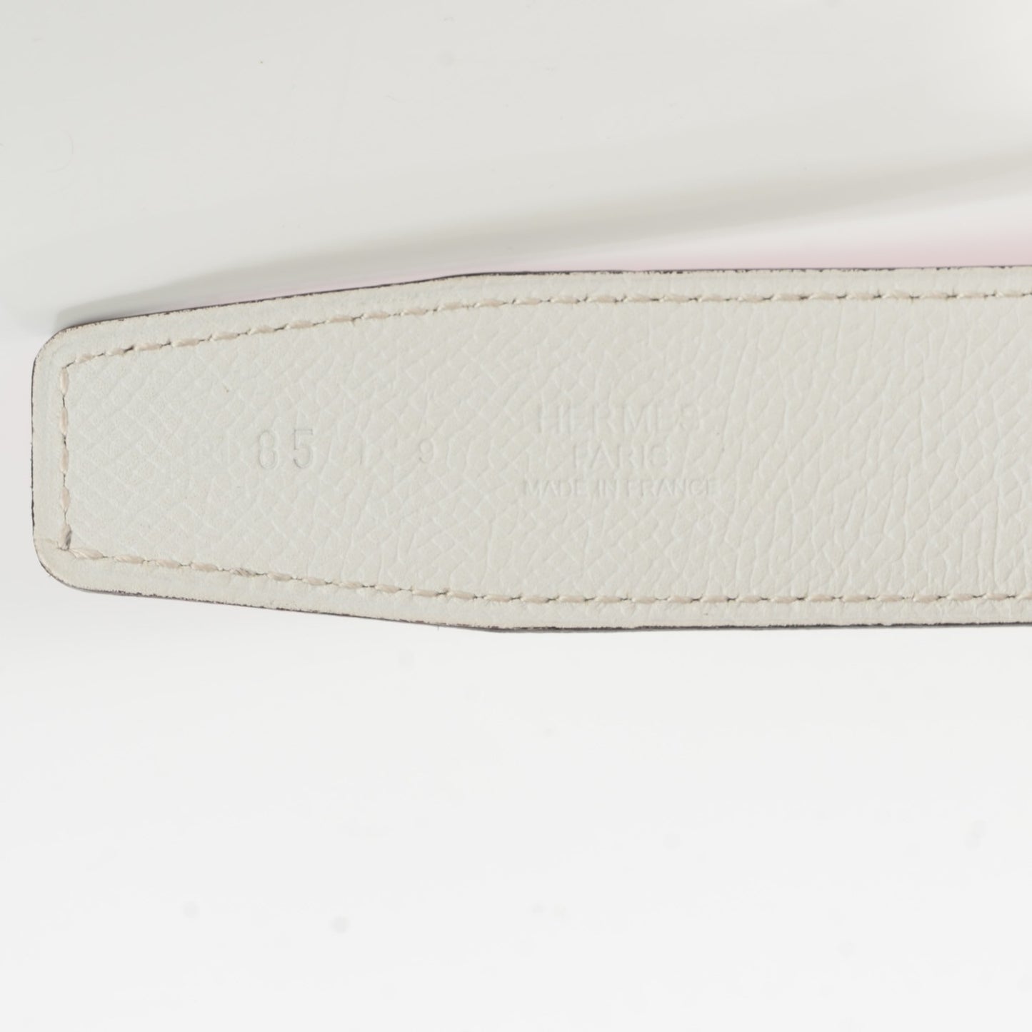 Epsom Swift 32mm Belt Strap 85 White Vermillion