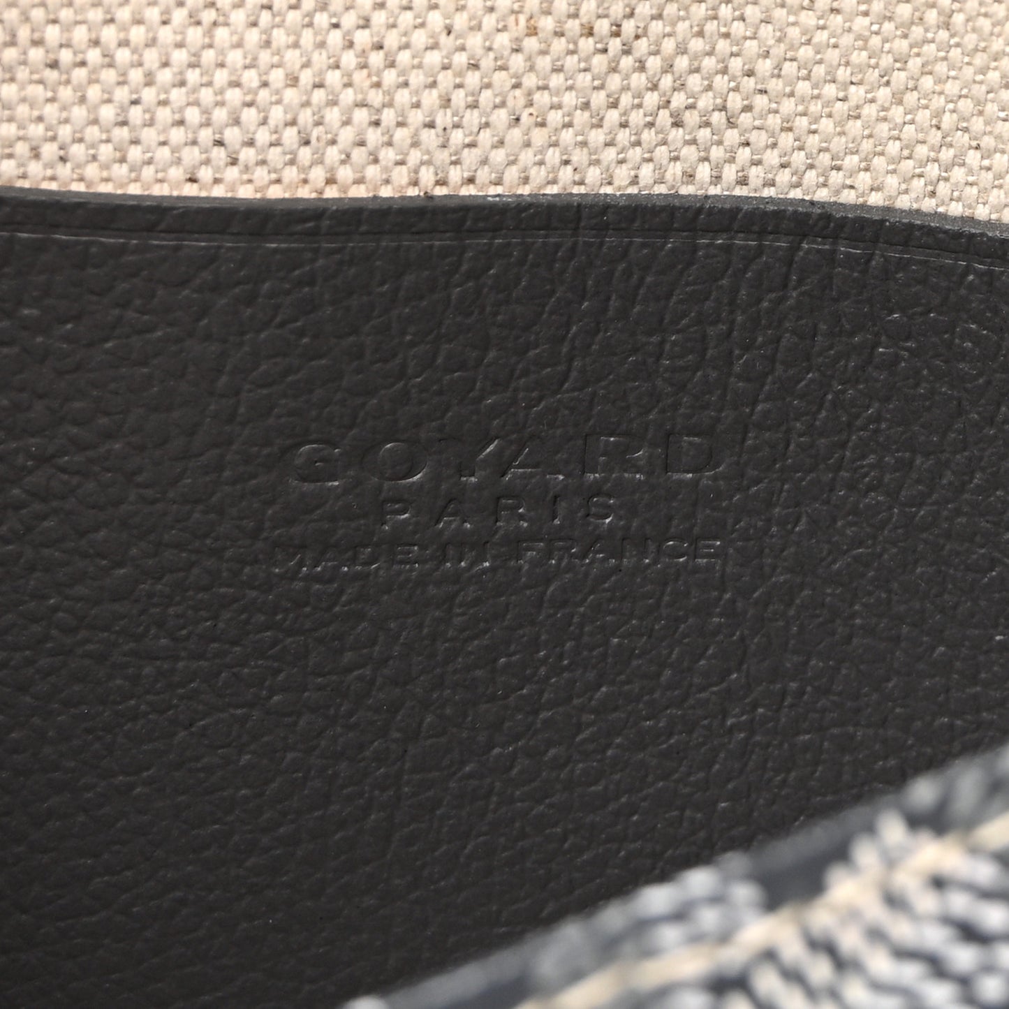 Goyardine Plumet Wallet Clutch Grey