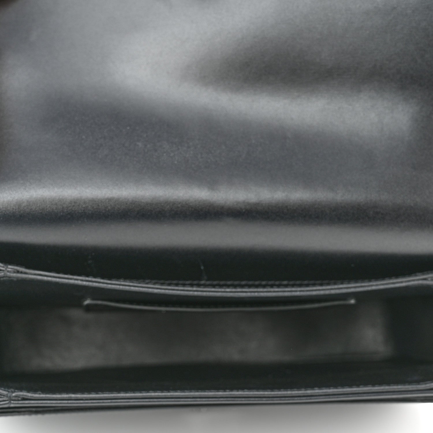 Saint Laurent Box Calfskin Monogram Medium Solferino Satchel Black 5 of 10