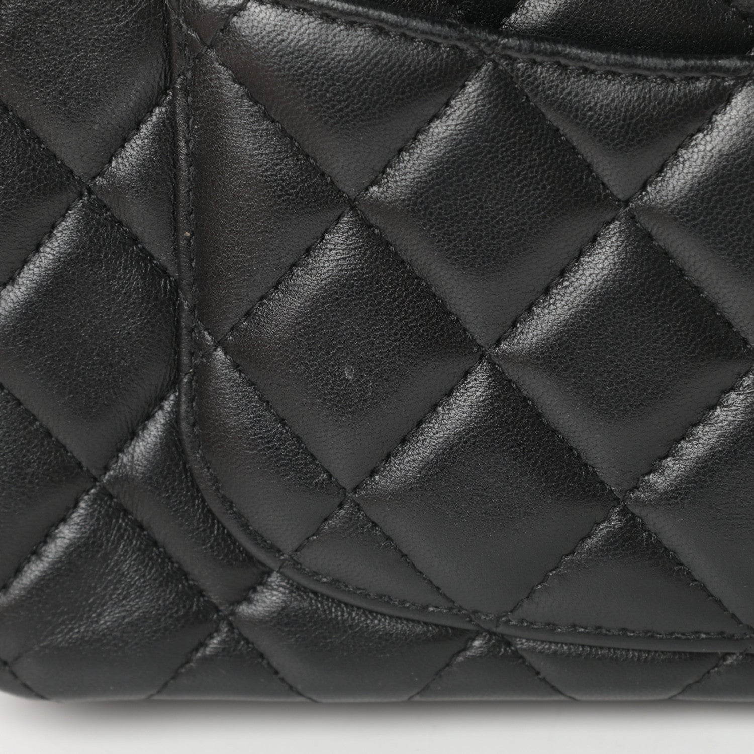 Chanel Lambskin Quilted Mini Rectangular Flap Black 14 of 15