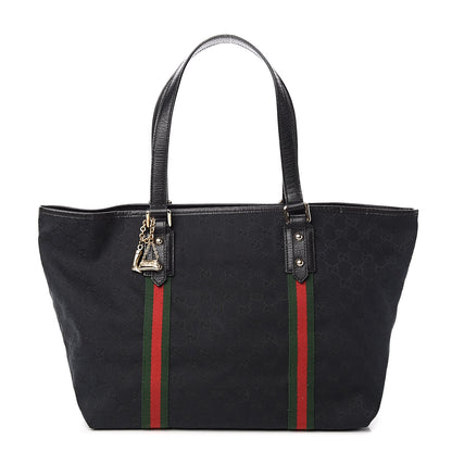 Gucci Monogram Large Jolicoeur Tote Black 1 of 17