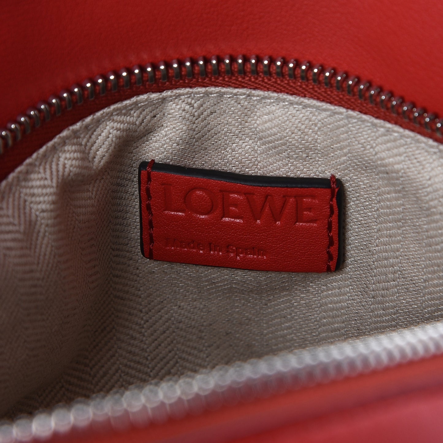 Calfskin Small Puzzle Bag Scarlet