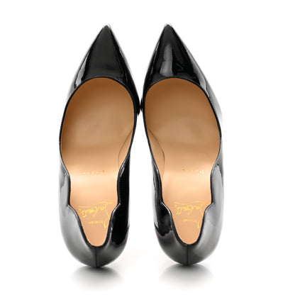 Christian Louboutin Patent Hot Chick 100 Pumps 38 Black 2 of 9