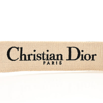 Christian Dior Canvas Embroidered Shoulder Strap Orange Multicolor 4 of 5