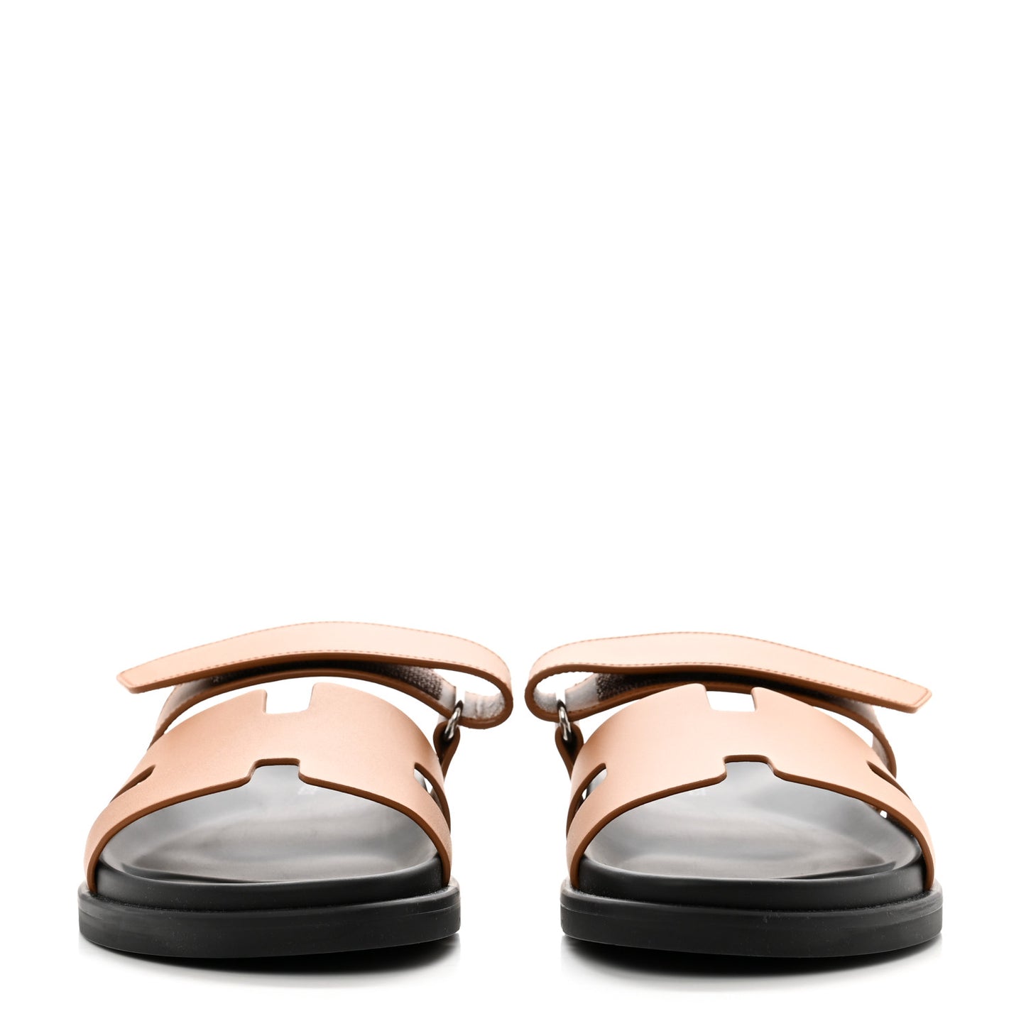 Calfskin Womens Chypre Sandals 39.5 Naturel