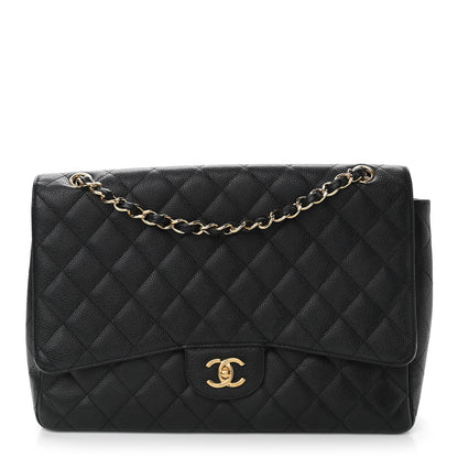 Chanel Caviar Quilted Maxi Single Flap Black 1 of 11