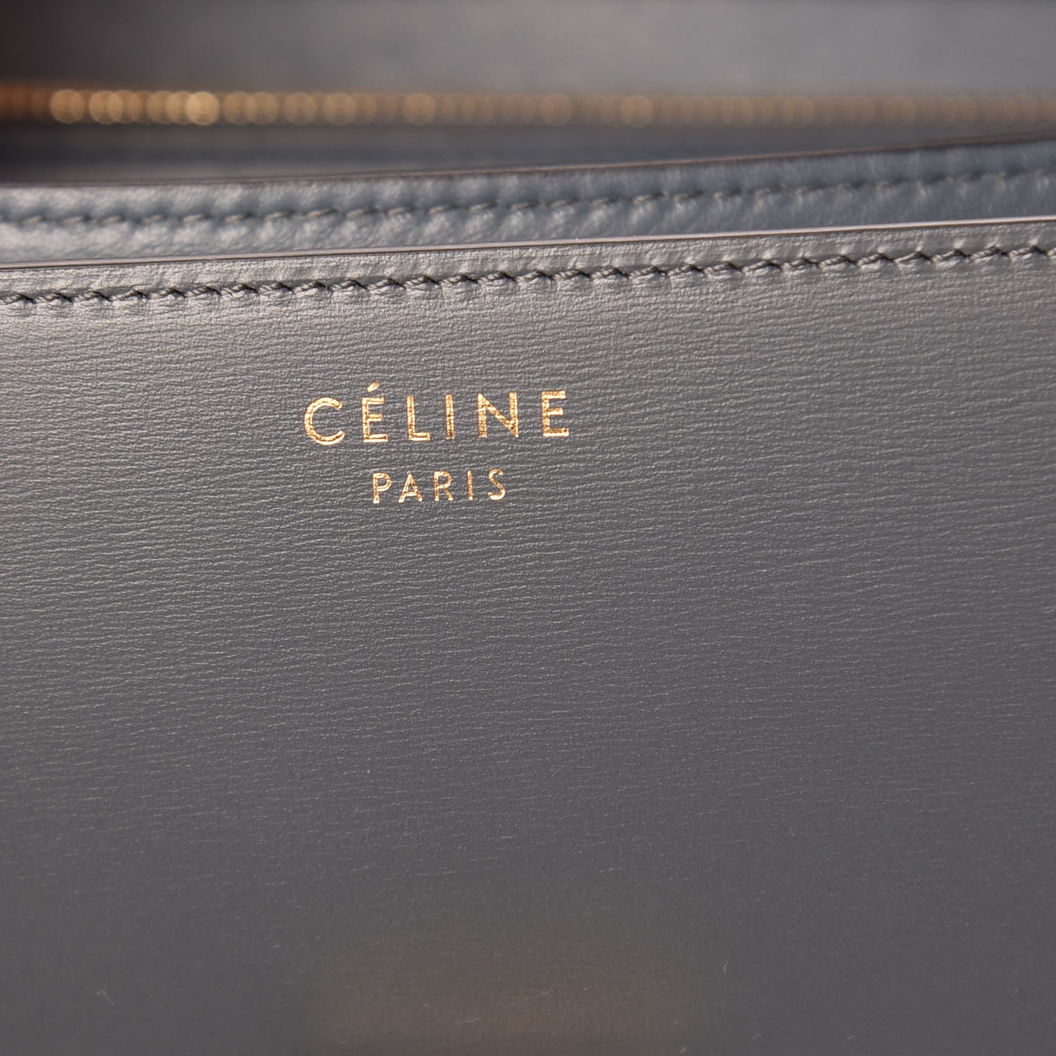 Celine Box Calfskin Medium Classic Box Flap Bag Grey 7 of 10