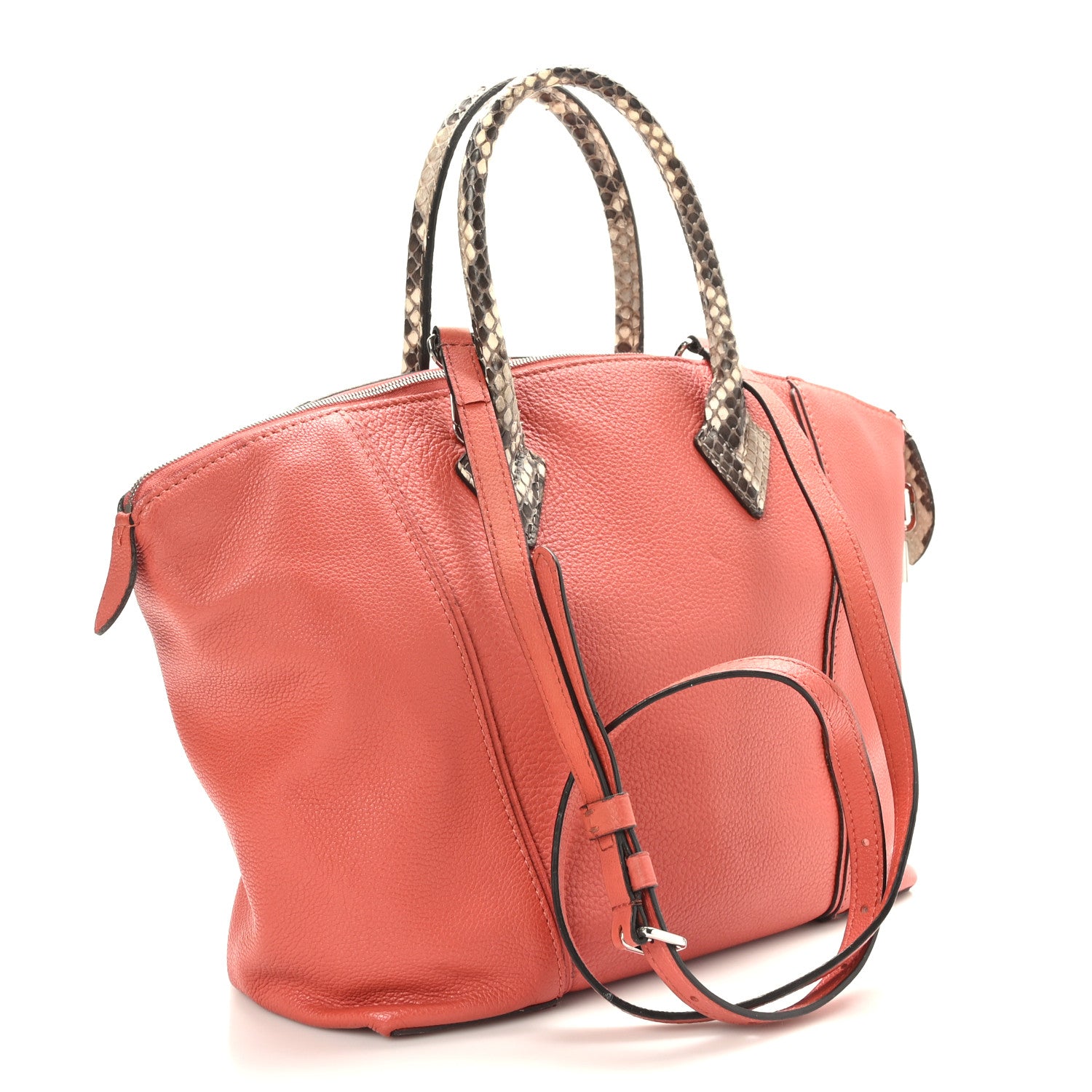 Louis Vuitton Veau Cachemire Snakeskin Soft Lockit PM 3 of 8