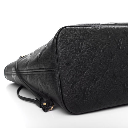 Louis Vuitton Empreinte Monogram Giant Neverfull MM Black 7 of 9