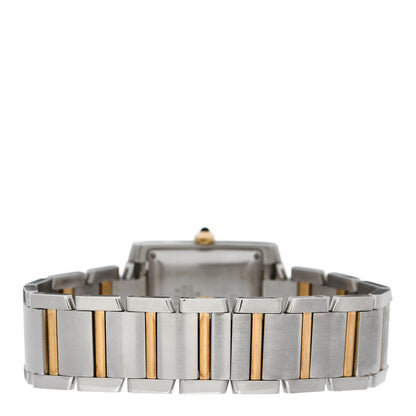 Cartier Stainless Steel 18K Yellow Gold 28mm Tank Francaise Automatic Watch 3 of 5