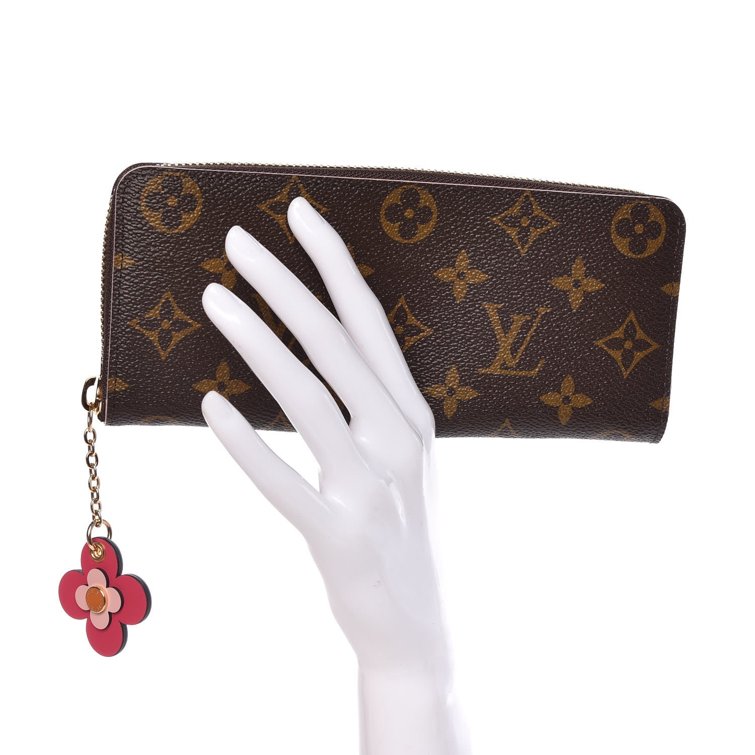 Louis Vuitton Monogram Blooming Flowers Clemence Wallet 2 of 9