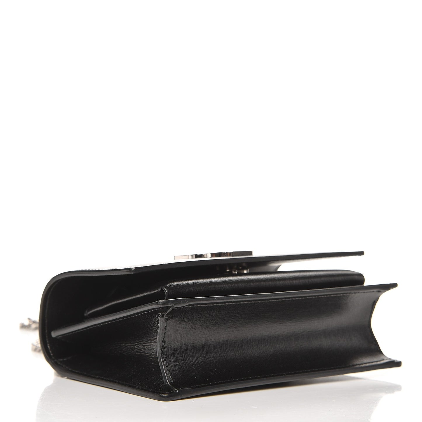 Calfskin Monogram Sunset Chain Wallet Black