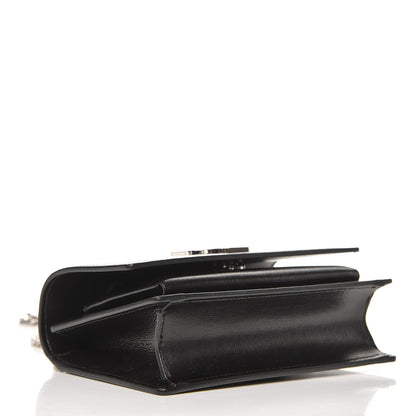 Saint Laurent Calfskin Monogram Sunset Chain Wallet Black 4 of 7
