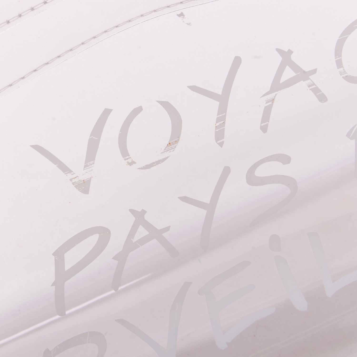 Hermes Vinyl Souvenir De L'Exposition Kelly Transparent 8 of 9