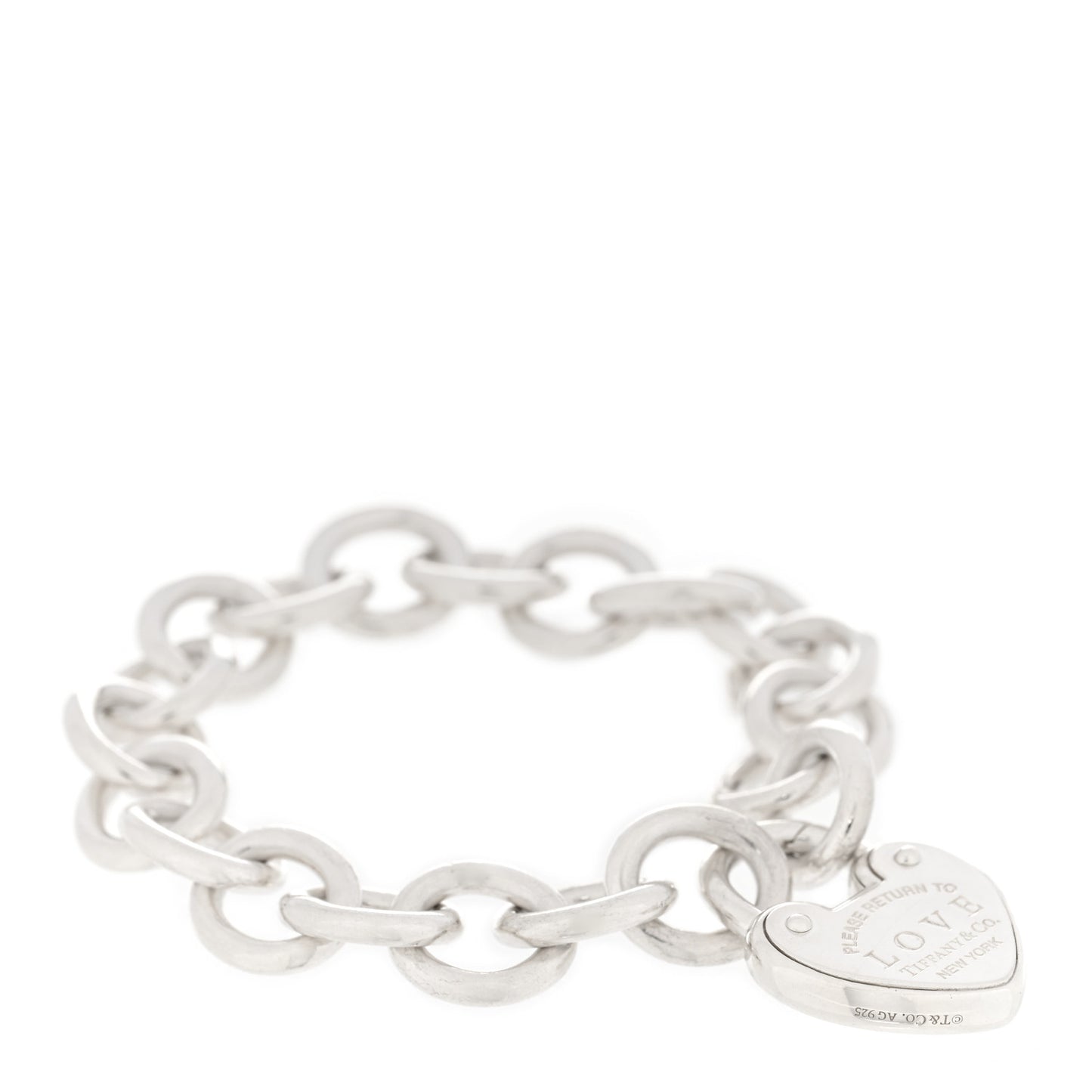 Sterling Silver Return to Tiffany Love Lock Bracelet