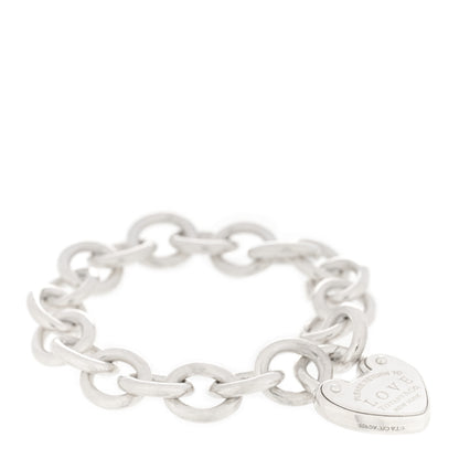 Tiffany Sterling Silver Return to Tiffany Love Lock Bracelet 1 of 3