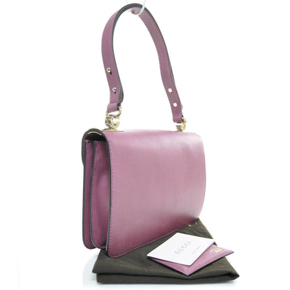 Gucci Calfskin 1973 Shoulder Flap Bag Mauve 2 of 10