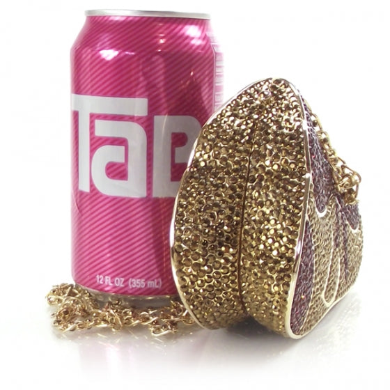 Jeweled Crystal Saddle Evening Bag