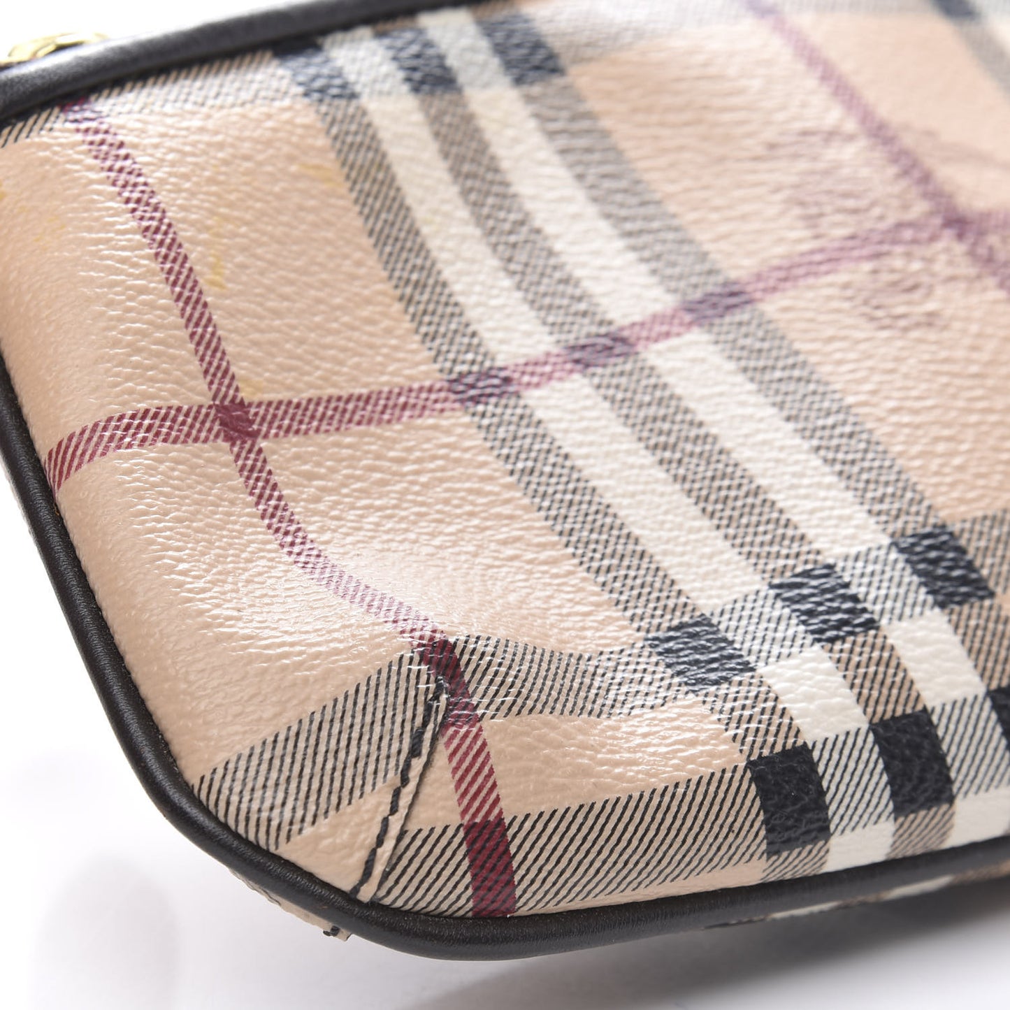 Haymarket Check Clara Pochette Chocolate