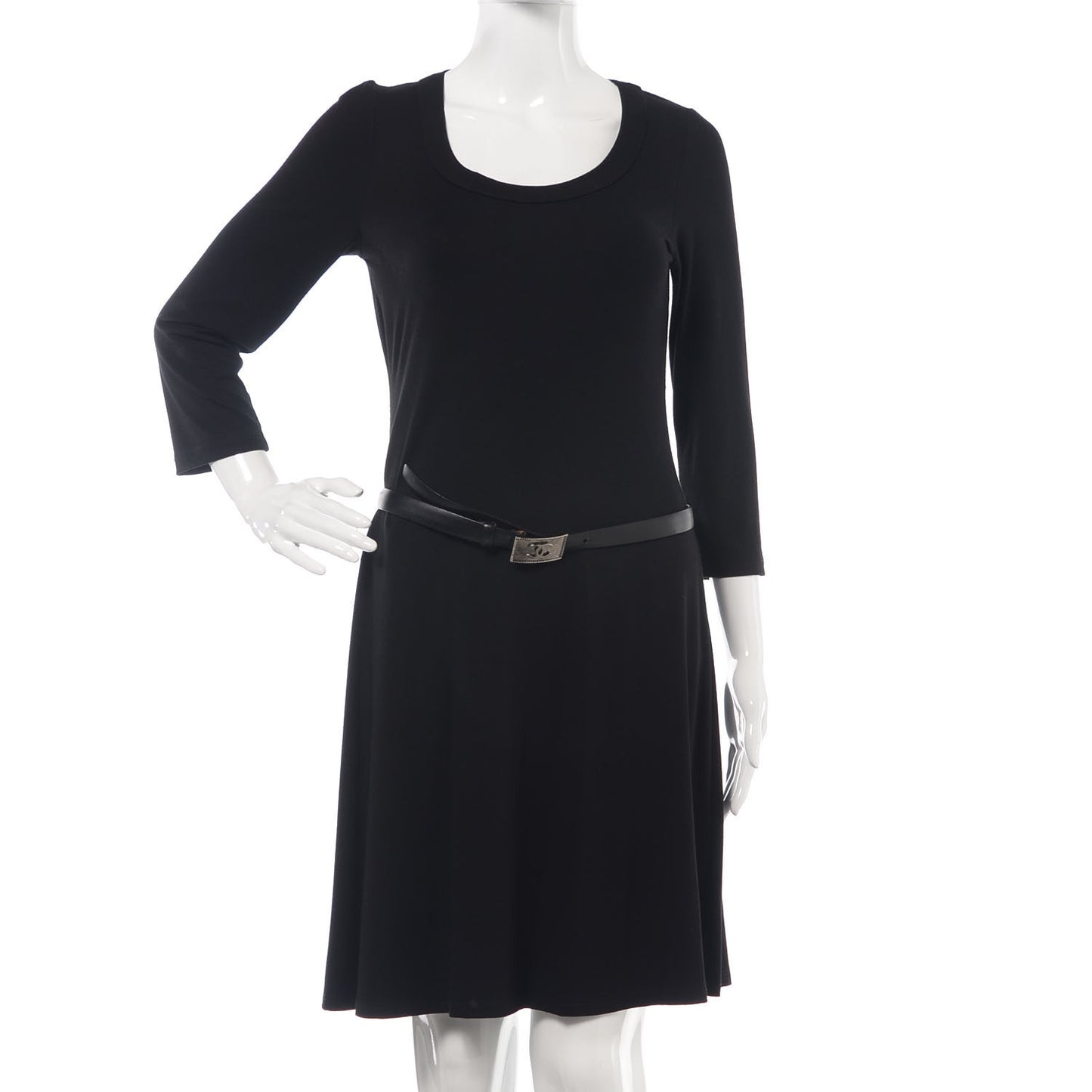 Calfskin CC Belt 85 34 Black