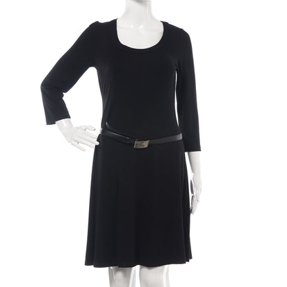 Chanel Calfskin CC Belt 85 34 Black 2 of 9