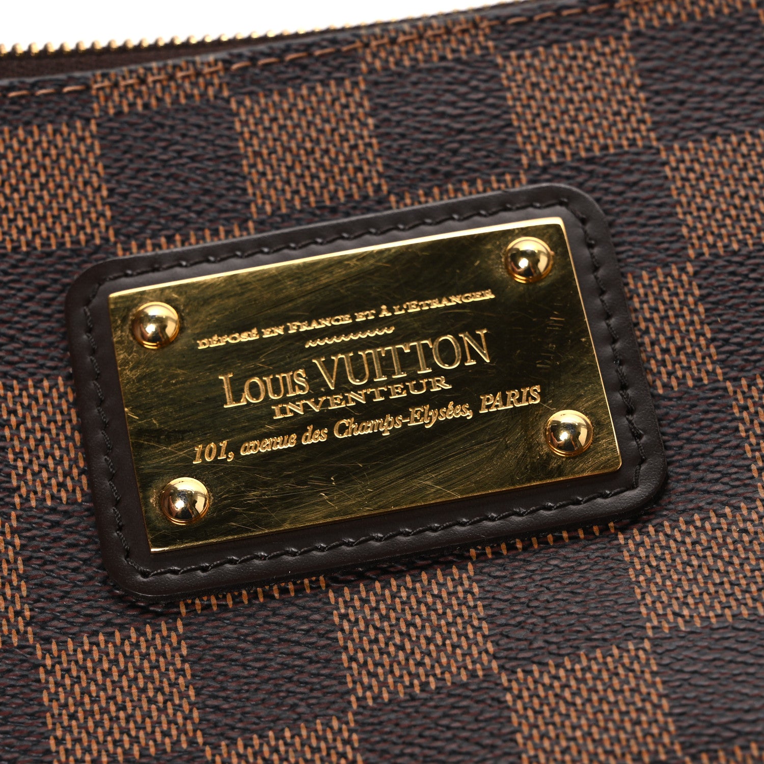 Louis Vuitton Damier Ebene Eva Clutch 10 of 10