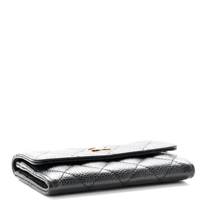 Chanel Caviar Quilted Flap Card Holder Black 4 of 11