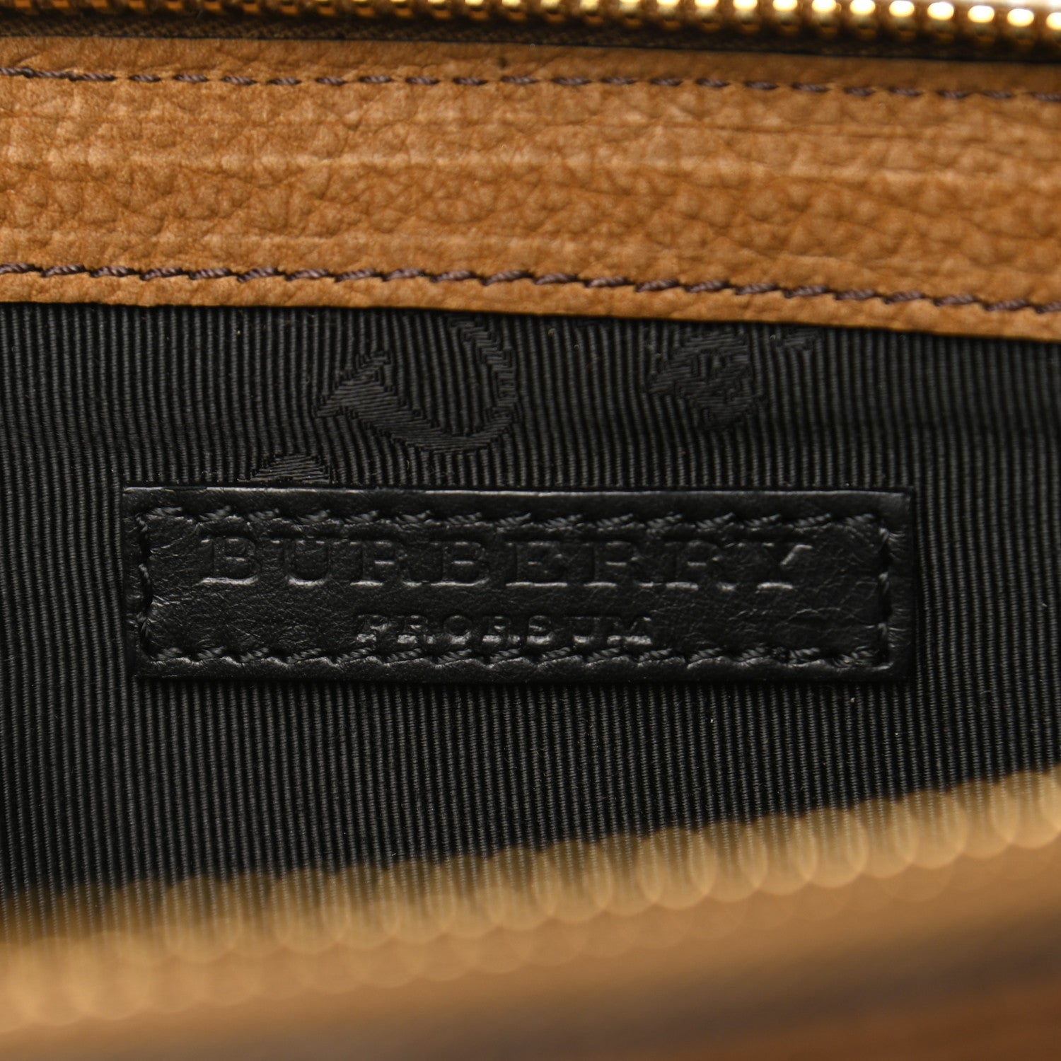 Burberry Suede Animal Clutch Brown 6 of 8