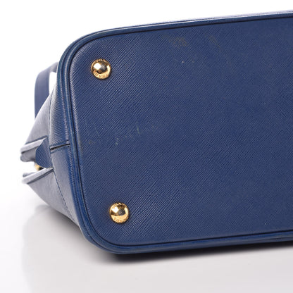 Prada Saffiano Lux Medium Open Promenade Tote Bluette 13 of 19