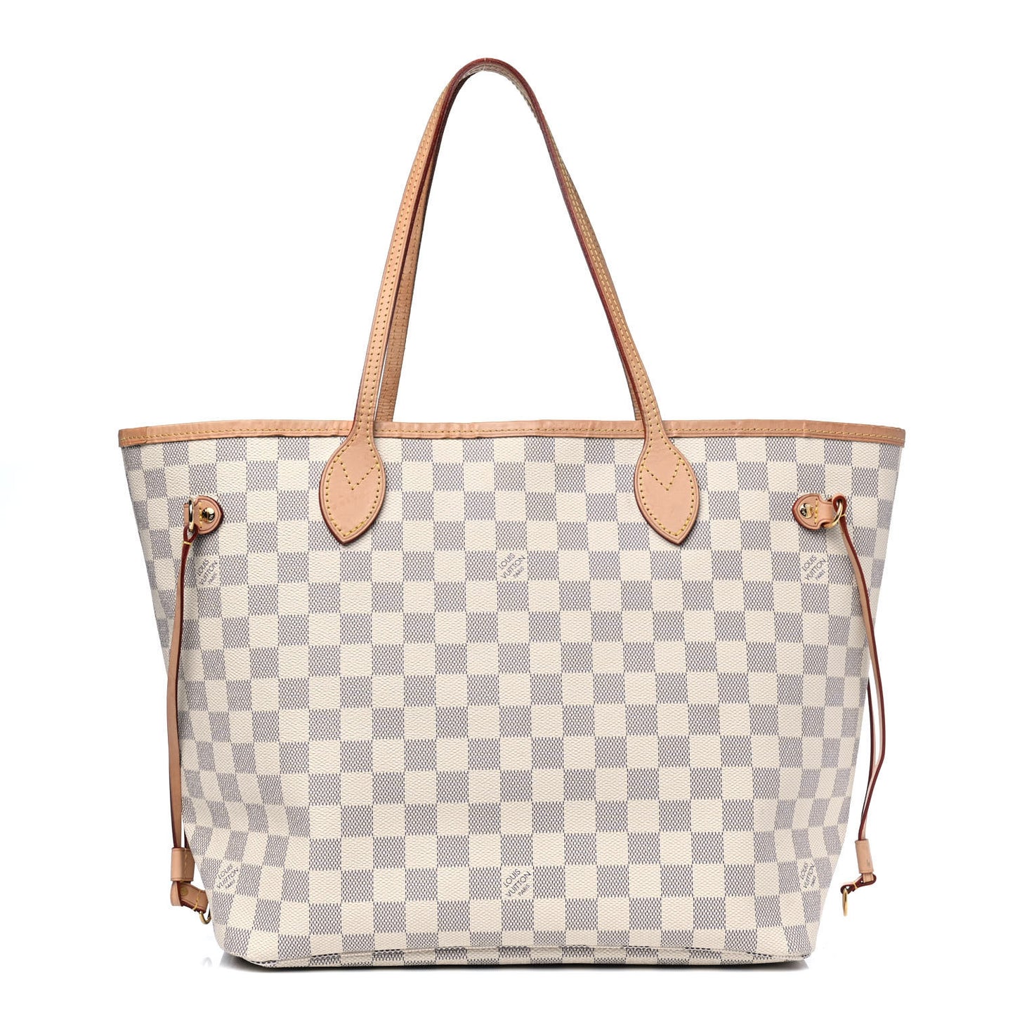 Damier Azur Neo Neverfull MM Rose Ballerine