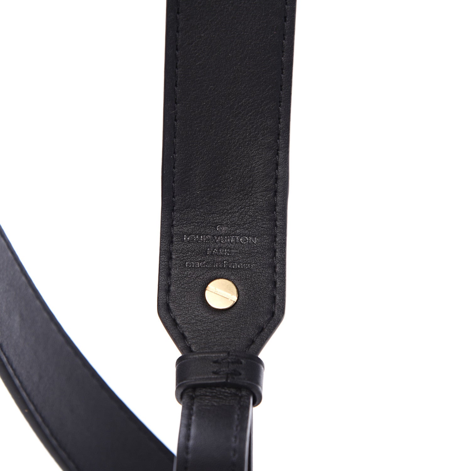 Louis Vuitton Monogram Bandouliere Shoulder Strap XL Black 3 of 6