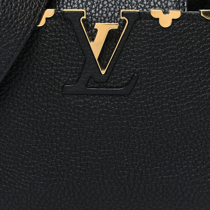 Louis Vuitton Taurillon Embellished Flower Crown Capucines Mini Black 8 of 10