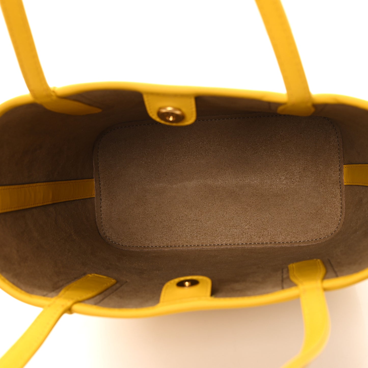 Calfskin Maxi Monogram Mini Liz Tote Old Gold