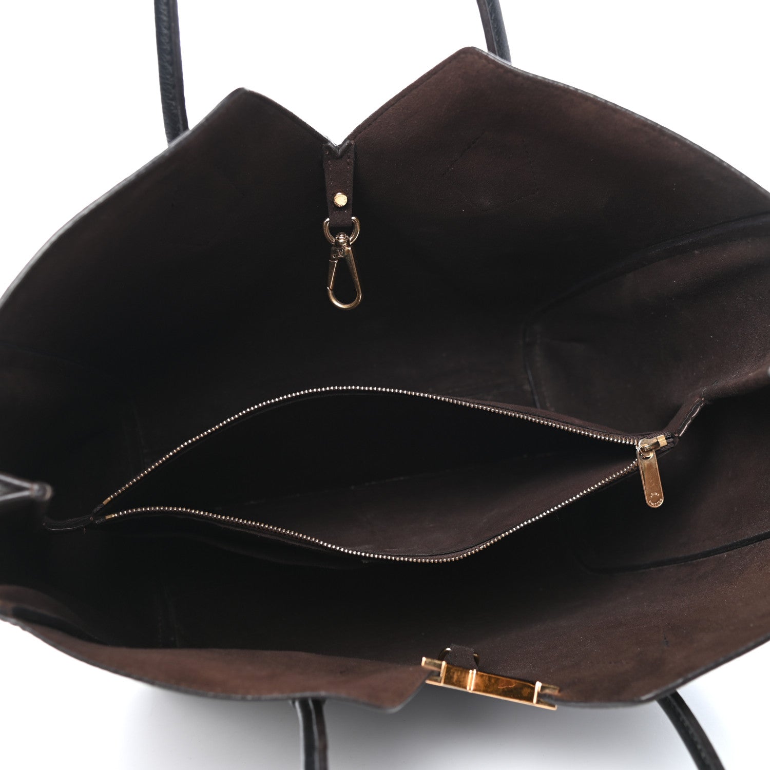 Louis Vuitton Calfskin Monogram Kimono Tote Black 5 of 12