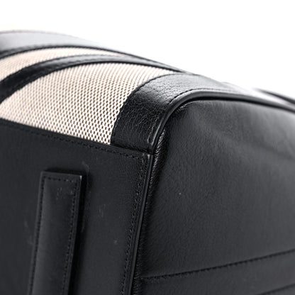Givenchy Canvas Sugar Goatskin Striped Small Antigona Black 9 of 14