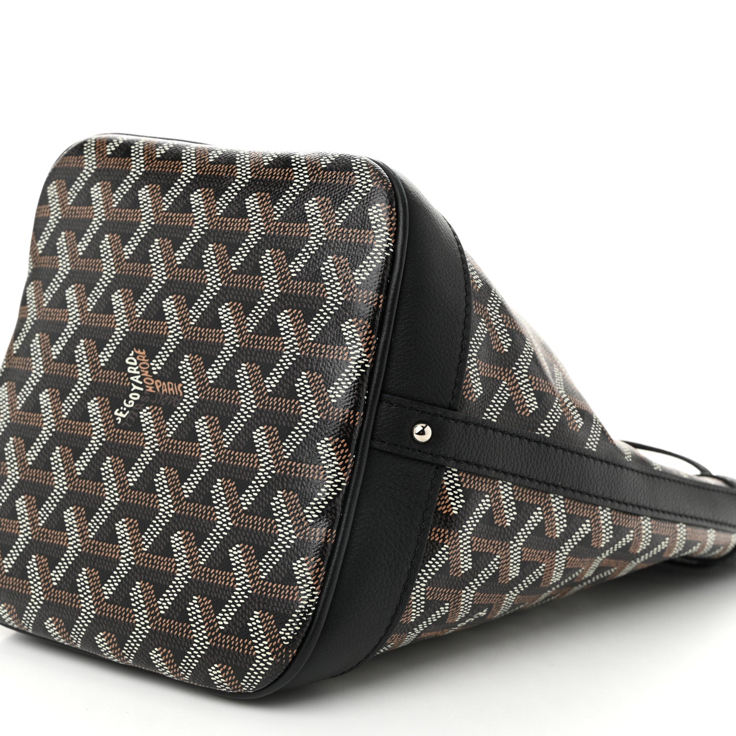 Goyard Goyardine Petit Flot Bucket Bag PM Black 9 of 9